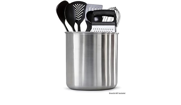 7 X 7 Estilo Est0286 Stainless Steel Utensil Holder Jumbo Utensil Organizers Cabinet Drawer Organization Fcteutonia05 De