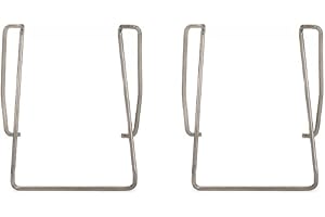 GENERISCH Sennheiser Ersatz-Gürtelclip aus Metall für Sennheiser Pro Audio Bodypack-Sender SK 100 G4-A, 2 Stück - Audiozubehör - Zubehör - Bodypack-Mikrofon - UHF