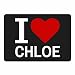 Produktbild Mousepad Classic I Love Chloe schwarz