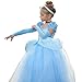 Produktbild CQDY Cinderella Kostüm Kleid Für Kinder Mädchen Princess Kostüm Halloween Fancy Party Dress up Outfit Cosplay Kleider