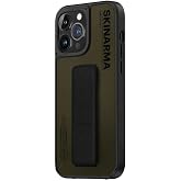 Skinarma iPhone 14 Pro Max İle Uyumlu Lisanslı Kılıf Standlı Deri G&ouml;r&uuml;n&uuml;ml&uuml; Gyo Kapak Koyu Yeşil-koyu Yeşil