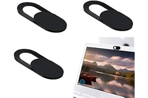 Vynche 3-pack Ultra Slim webbkamera skydd skydd av privatlivet kompatibel med MacBook, MacBook Pro, bärbar dator, iPhone, iPad Pro, PC/dator och