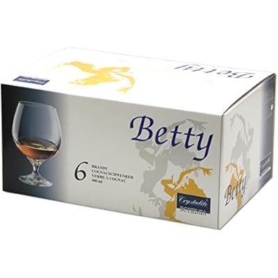 6x Cognacglas aus Kristallglas, 400ml große Cognacgläser, Brandyglas