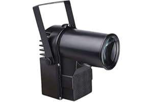 DELIBANG Pinspot Luce with 10W LED RGBW Fascio Spotlight supportato DMX Suono attivato per la festa di danza Wedding DJ Disco show Specchio a sfera