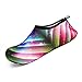 Produktbild Dorical Badeschuhe Unisex Strandschuhe Wasserschuhe Aquaschuhe Schwimmschuhe Surfschuhe Barfuß Schuhe für Damen Herren/Barfuß Badeschuhe für Wassersport Beach Pool Surfen Yoga(Mehrfarbig,41 EU)