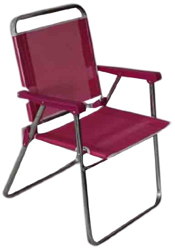 Manufacturas Alco - Sillón Fijo de Aluminio, Color Rojo