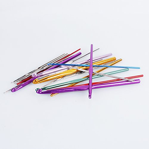 *Versand aus Deutschland*22 St. Häkelnadel Stricknadeln Set Nadelset Nadel Häkeln mit Etui - 3