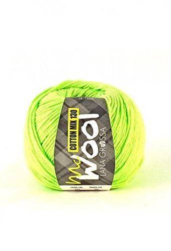 Lana Grossa COTTON MIX 130 107 Neongrün
