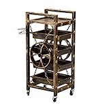 - Starke Rollen für müheloses Manövrieren des Wagens, was ihn sehr benutzerfreundlich macht.