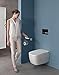 Produktbild Vitra V-Care Comfort Spülrandloses Dusch-WC mit Taharet/Bidet 5674B403-6124