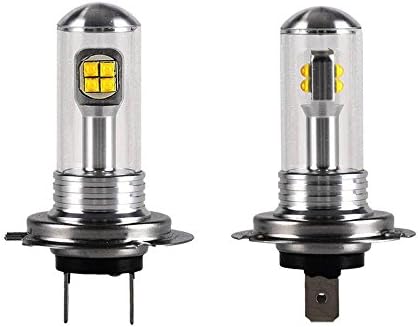 NIGHTEYE LED Fog Bulb Daytime Lights Car DRL Driving Lamp 1500LM 6000K White , H7