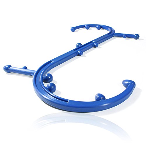 High Pulse Massagehaken - Für eine effektive Rückenmassage und Triggerpunktbehandlung (Blau)