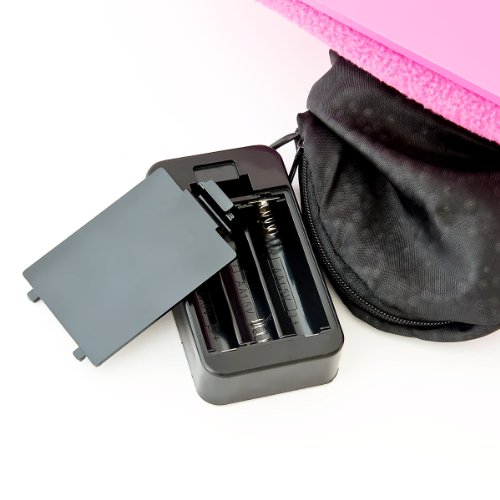 Relaxdays 10016334 Laptoptisch Knietablett mit LED-Licht und Getränkehalter, rosa - 5