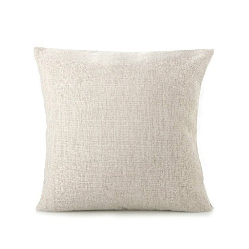 MAXG Baumwolle Leinen Dekorative Englisch Alphabet einfaches Kissenbezug Kissenbezüge Werfen Kissen Fall gelb - 4