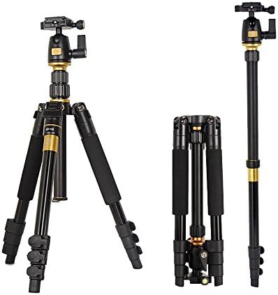 Hawell Professional Portable Magnesium Aluminium Alloy Travel Tripod Monopod with Ball Head Universal For DSLR SLR Camera Max Height: 55.9", Max Load: 8kg