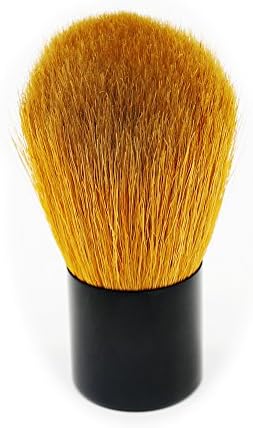 Cosmetic Kabuki Brush for Powder Mineral Foundation Blending Blush Buffing Makeup Brush with Premium Goat Hair by JDK