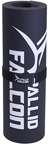 Impact – Advanced Workout System© BLACK FALCON: Zweischichtige Unterlage für das Seilspringen und vielseitige Gymnastikmatte. Die weltweit erste Sportmatte aus Vinyl und Verbundschaumstoff. Kein Memory-Effekt. Abriebfest, rutschfest und hygienisch. MADE IN GERMANY. Umweltfreundlich, da schadstofffrei und aus recycelten Materialien hergestellt. Perfekt geeignet als Gymnastikmatte / Sportmatte / Sportunterlage / Pilatesmatte / Yogamatte / Trainingsmatte. - 3