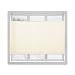 Produktbild casa pura® Plissee Rollo | mit eleganter Crushed Optik | Klemmfix ohne Bohren | lichtdurchlässig & blickdicht | offwhite | 24 Größen (100x150cm)