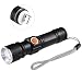 Produktbild LEDGLE Aufladbare LED Taschenlampe, USB Wiederaufladbare Notfallleuchte, 3 Modi, 500 Lumen, Schwarz