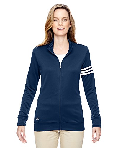 Preisvergleich Produktbild Adidas Damen-3-Streifen Full Zip Pullover Jacke, damen, Navy / White
