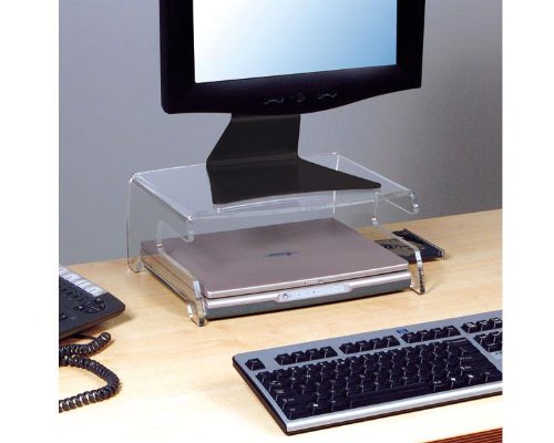 Dataflex 650 LCD Monitorständer (Tragkraft max. 15kg, bis 39,1 cm (15,4 Zoll) Bildschirmdiagonale, mit Aussparung für Laufwerkzugang und Kabel) hellacryl - 2