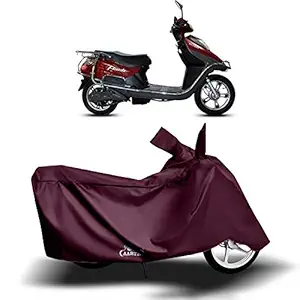 PASH - Hero Electric Flash New BS6 Water Resistant - Dust Proof - Full Bike Scooty Two Wheeler Body Cover for Hero Electric Flash (Maroon)