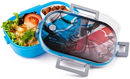 Lunch Box Sport Design Artic® - Lunchbox Leakproof Food Containers - Tupperware Ideal Bento Boxes Organizer For Your Fitness Diet Healthy Lifestyle
