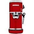 Gastroback 42719 design Espresso piccolo and coffee maker red with Thermoblock heating system, pre-brewing function, 19 bar pump pressure.
