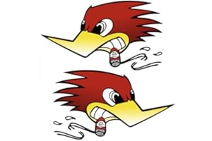 cut-it folientechnik & design 2X Horsepower Aufkleber 15x8,5cm Kult Sticker Hotrod Oldtimer US Car Muscle V8 Youngtimer Flagge Racing