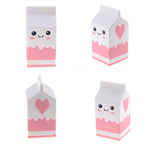 SevenMye Scented Slow Rising Toy Charms Soft Squishy, Stress Relief Super Soft Cute Smiley Milk Bottle,12CM, Pink reviews SevenMye Scented Slow Rising Toy Charms Soft Squishy, Stress Relief Super Soft Cute Smiley Milk Bottle,12CM, Pink