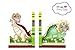 Fantasy Fields by Teamson Dinosaur Kingdom Childrens Wooden Kids Bookends Decoration Gift TD-0080A