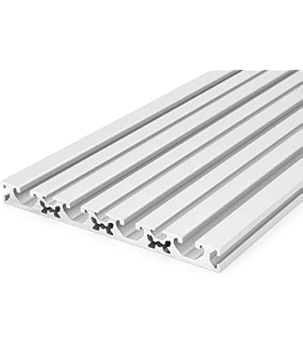 Aluminium profiel 20x152S plaatprofiel I-type groef 8 (zwaar), zilver geanodiseerd. Aluminium profiel 20x152 aluminium profielen 20 x 152 systeemprofiel 2740mm