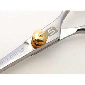 Beard Trimming Scissors, Hair Scissors for Moustache Cutting 5 inch - Chrome - Image 2