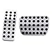 Produktbild TAABOBO Edelstahl Auto Pedal Pads Abdeckung für Mercedes Benz AB CLA GLA GLE ML GLR W164 W166 X156 X164 X166 W251 W168 W169 W176 W245
