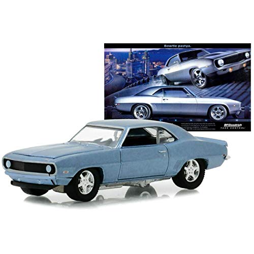 Preisvergleich Produktbild Greenlight 1969 Chevrolet Camaro Steel Blue BFGoodrich Ad Cars 1:64