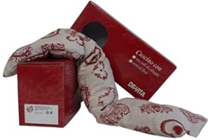 Erboristeria Vita Cuscino Lungo con Semi di Lino Scaldacollo per dolori cervicale - Prodotto in Emilia Romagna (Cuore Tirolese)