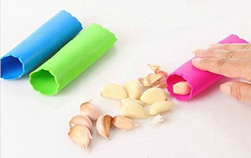 PROFI Knoblauchpresse Edelstahl mit GRATIS(!) Knoblauchschäler – (Edles Design ausgelegt auf absolut leichte Reinigung!) | Presse für Knoblauch & Ingwer (Spülmaschinenfest) - 6