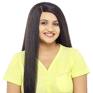 Papillon Long Shallow U RP | Hair Wigs for Women | Full Head | Natural Looking Artificial Hair | Stylish Wig for Girls & Ladies | Wig for Cancer Patients | Heat Friendly Synthetic Fiber | Fashion Wigs