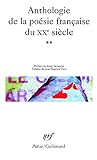 Image de Anthologie de la poésie française du XXe siècle
