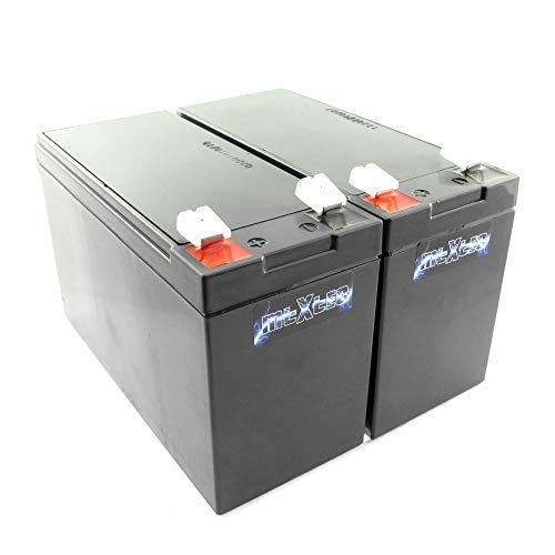 Preisvergleich Produktbild MTXtec Ersatzakku für USV (2 Einzelakkus) für APC RBC22