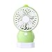 Produktbild Wokee Mini-Handventilator Lüfter,Tragbarer Faltbar Kompatibel mit Kinderwagen Tischventilator,für Reisen und Zuhause-3 Colors (Grün)