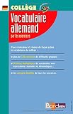 Image de Bordas langues : Vocabulaire allemand par les excercices, collège