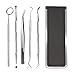 Produktbild TOOHUI Dental Set, 5 Stücke Dental Hygiene Werkzeuge mit Mundspiegel, Zahnreinigung Zahnpflege Kit, Edelstahl Zahnarzt Instruments