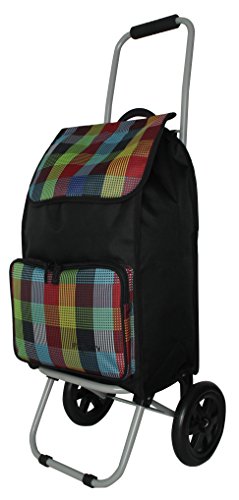 Franky Einkaufstrolley Einkaufsroller ER1 Check and Stripes