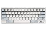 Kompaktes, nahezu symmetrisches Design verdichtet eine Standardtastatur auf nur 60 Tasten. Verwenden Sie Tastenkombinationen für schnelleres Tippen