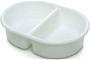 The Neat Nursery Co. Neat Nuresery Oval Top 'n' Tail Wash Bowl, 956 White, 0.3 kg 5055378200953