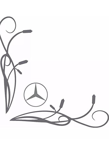 Mercedes Benz Style Truck Side Window Stickers Decals Graphics X2