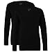 Produktbild DEIK DUNES Liva - Basic 2er Pack T-Shirts Langarm V-Ausschnitt in schwarz/schwarz, Größe L