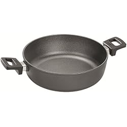 Woll Casserole en Fonte d'aluminium Noir, Fonte d'aluminium, Noir, 43 x 29 x 8 cm