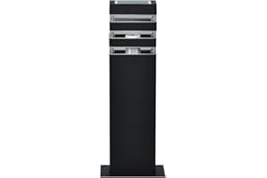 Mengjay Outdoor Lamp Post Column Lamp Garden Path Lights, Outdoor Lamp Post Lighting, for Paths Patio Garden Lawn Driveway, IP44 (Style.D)